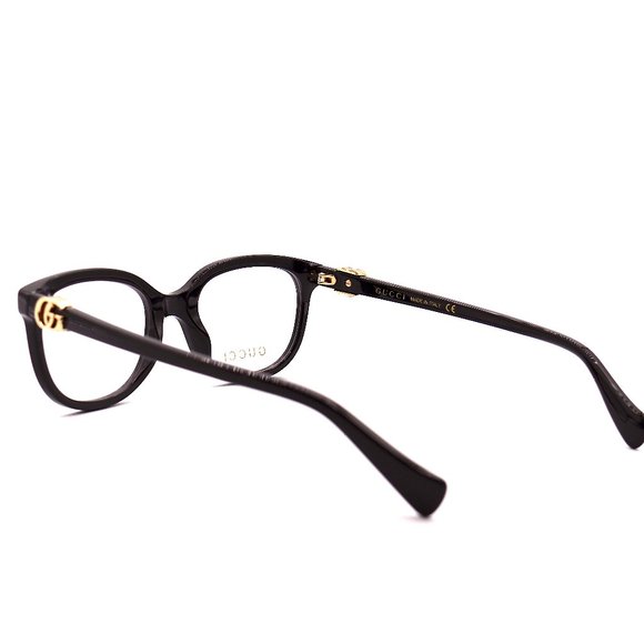 NEW GUCCI GG1075O 001 BLACK AUTHENTIC EYEGLASSES FRAME RX 48-19 - Picture 6 of 12